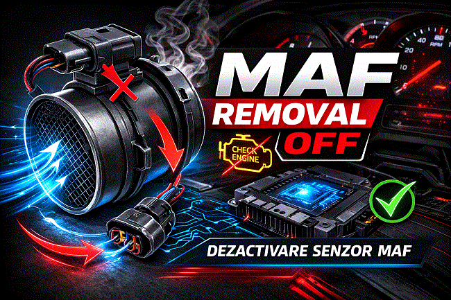 dezactivare senzor maf debitmetru maff of iasi